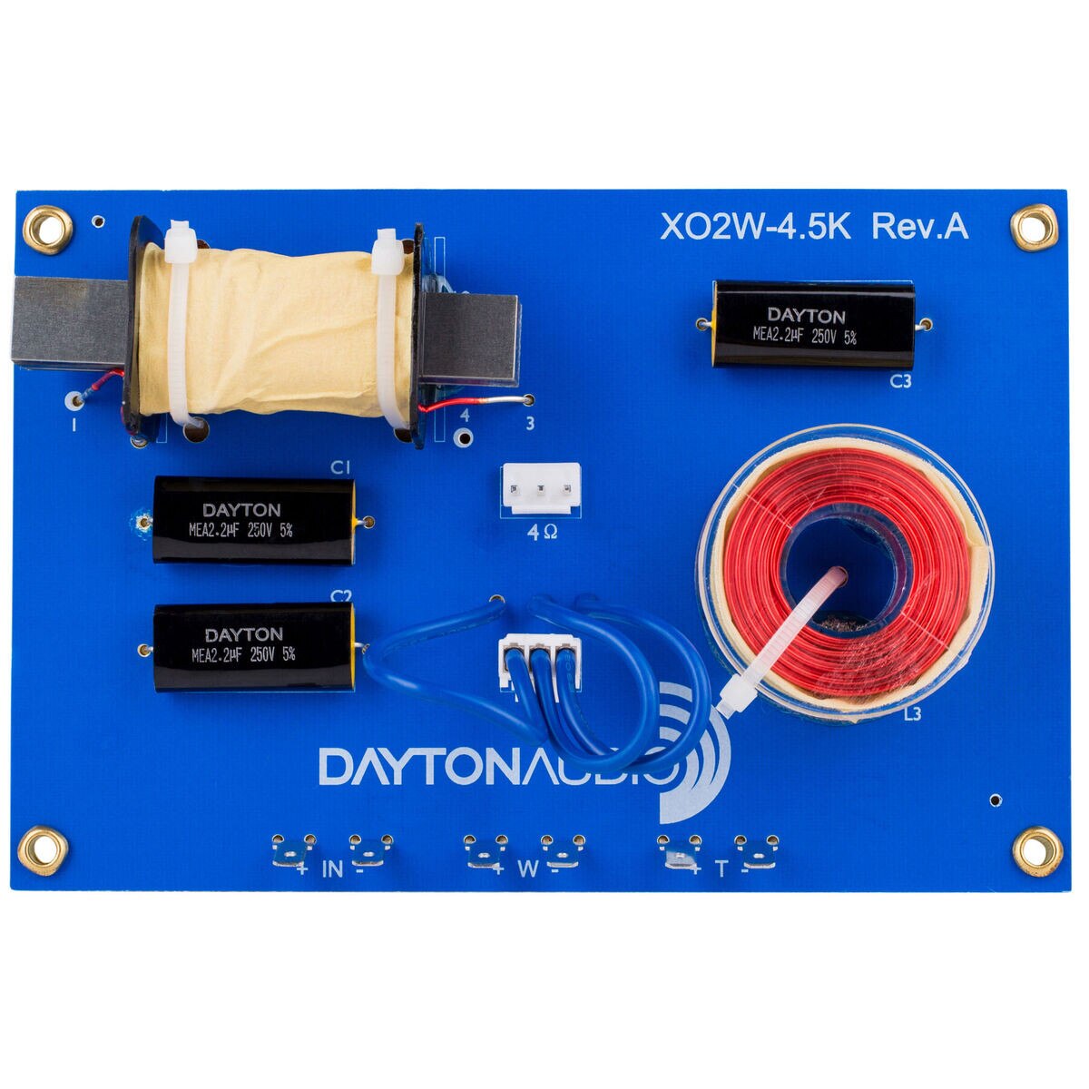 Dayton Audio XO2W4.5K 2Way Speaker Crossover 4,500 Hz